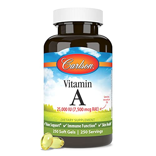 Foto 6 pulgar | Suplemento De Vitamina A Carlson, 25,000 Ui (7500 Mcg Rae), 250 Ml - Venta Internacional.