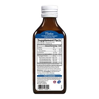Foto 2 | Suplemento Carlson Fish Oil de 200 Ml-Venta Internacional