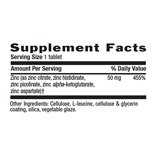Foto 5 pulgar | Suplemento Country Life Target Mins, Tabletas De Zinc De 50 Mg, 90 Unidades - Venta Internacional.