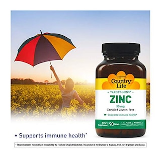 Foto 5 | Suplemento Country Life Target Mins, Tabletas De Zinc De 50 Mg, 90 Unidades - Venta Internacional.