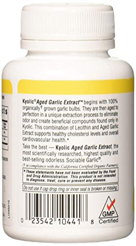 Foto 3 pulgar | Suplemento Kyolic, Extracto De Ajo Envejecido, Fórmula De Colesterol 10 - Venta Internacional.