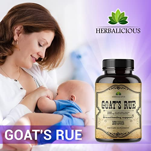 Foto 3 pulgar | Suplemento Herbalicious Goat's Rue de 100 Cápsulas-Venta Internacional