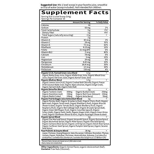Foto 6 pulgar | Suplemento Garden Of Life Raw Organic de 30 Porciones-Venta Internacional