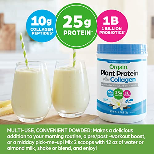 Foto 5 pulgar | Proteína En Polvo Orgain + Collagen, Vainilla, 25 G De Proteína - Venta Internacional.
