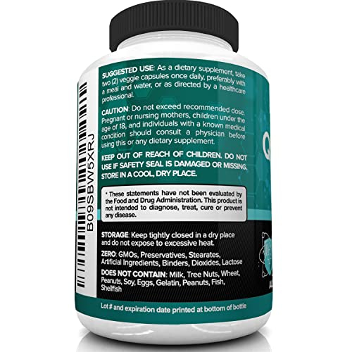 Foto 7 pulgar | Suplemento Nutrivein Quercetina 800 Mg Con Zinc 60 Cápsulas - Venta Internacional.