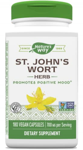 Suplemento De Hierba De San Juan De Nature's Way 700 Mg 180 Cápsulas - Venta Internacional.