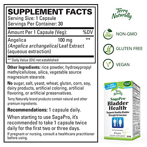Foto 4 | Suplemento Terry Naturally Sagapro Bladder Health 30 Cápsulas - Venta Internacional