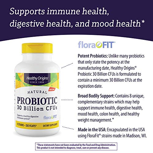Foto 5 pulgar | Probiotic Healthy Origins, 30 Mil Millones De Cfu, De Larga Duración, 150 Ca - Venta Internacional.