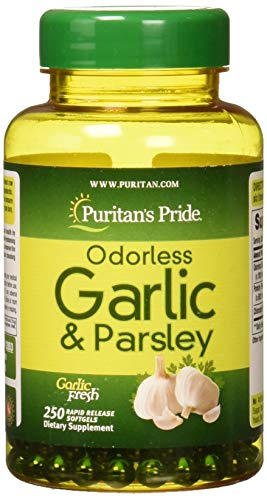 Suplemento Puritan's Pride Con Ajo Y Perejil Inodoros De 500 Mg - Venta Internacional.
