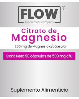 Foto 3 | Cápsulas Citrato de Magnesio Flow Vitaminas Minerales y Suplementos 3 Pack