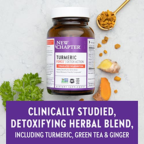 Foto 6 pulgar | Suplemento New Chapter Turmeric Force Detox Action 60 Cápsulas - Venta Internacional