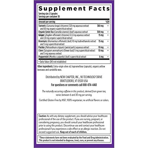 Foto 7 pulgar | Suplemento New Chapter Turmeric Force Detox Action 60 Cápsulas - Venta Internacional
