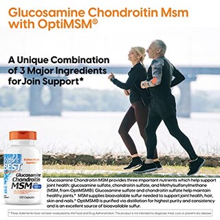 Foto 4 | Suplemento Doctor's Best, Glucosamina Y Condroitina Msm, 120 Cápsulas - Venta Internacional.