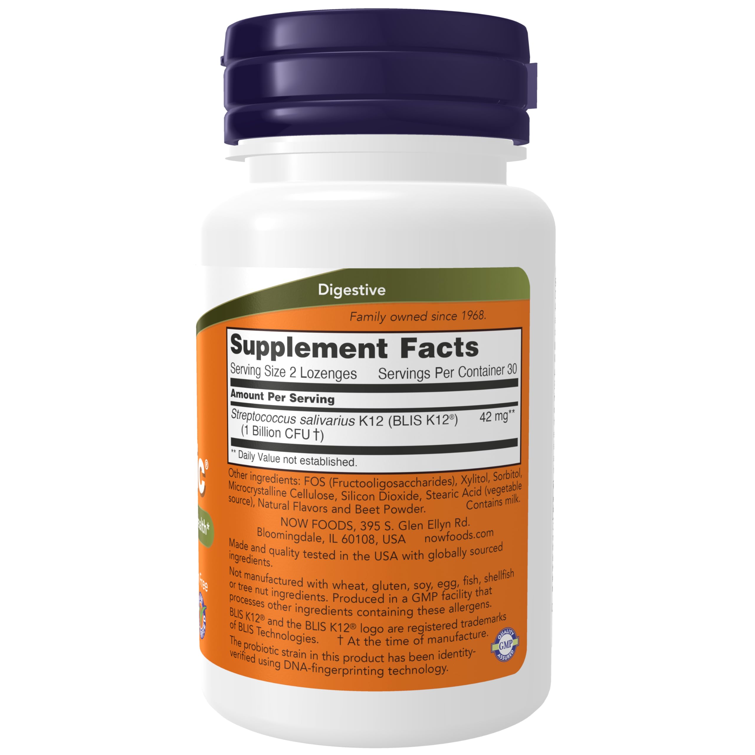 Foto 3 pulgar | Suplemento Now OralBiotic de 60 Tabletas - Venta Internacional