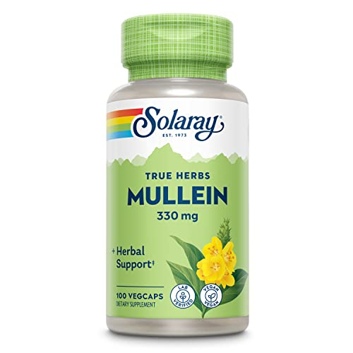 Foto 2 pulgar | Suplemento Solaray True Herbs Mullein 100 Cápsulas - Venta Internacional