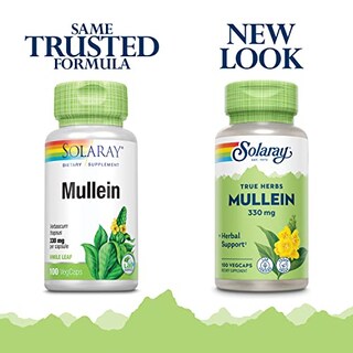 Foto 2 | Suplemento Solaray True Herbs Mullein 100 Cápsulas - Venta Internacional