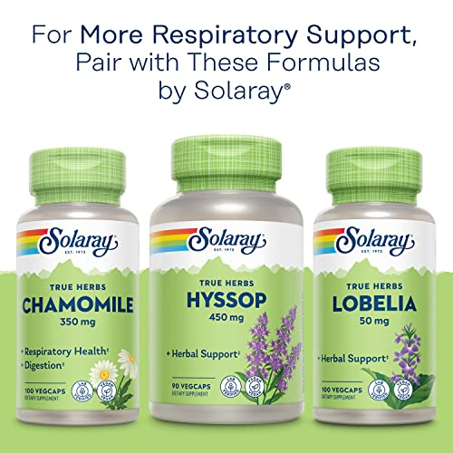 Foto 8 pulgar | Suplemento Solaray True Herbs Mullein 100 Cápsulas - Venta Internacional