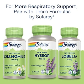 Foto 7 | Suplemento Solaray True Herbs Mullein 100 Cápsulas - Venta Internacional