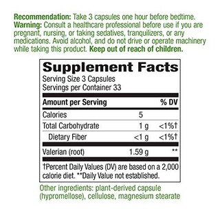 Foto 3 | Suplemento Nature's Way De Raíz De Valeriana 1,590 Mg 100 Cápsulas - Venta Internacional.