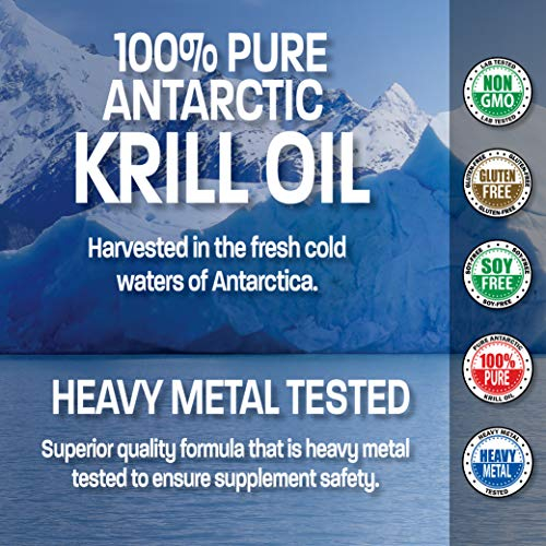 Foto 4 pulgar | Suplemento De Aceite De Krill Antártico Bronson, 1000 Mg, 180 Cápsulas Blandas - Venta Internacional.