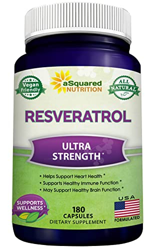 Foto 2 pulgar | Suplemento De Resveratrol De Squared Nutrition, 1000 Mg, 180 Cápsulas - Venta Internacional.
