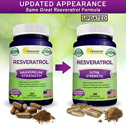 Foto 6 pulgar | Suplemento De Resveratrol De Squared Nutrition, 1000 Mg, 180 Cápsulas - Venta Internacional.