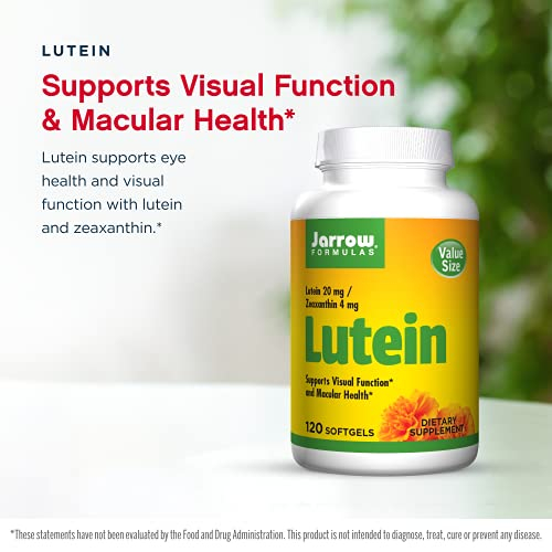 Foto 4 pulgar | Suplemento De 20 Mg De Luteína De Jarrow Formulas Con 120 Sof De Zeaxantina - Venta Internacional.