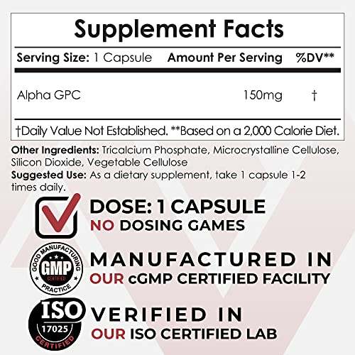 Foto 4 pulgar | Suplemento Nootropics Depot Alpha Gpc 150 Mg- Venta Internacional