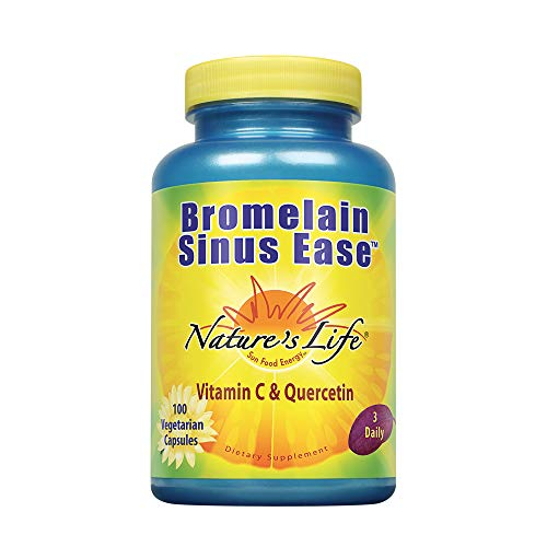 Foto 2 pulgar | Suplemento Nature's Life Bromelain Sinus Ease 100 Cápsulas - Venta Internacional