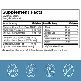 Foto 4 | Supplements Designs For Health Prostate Supreme 120 Cápsulas - Venta Internacional