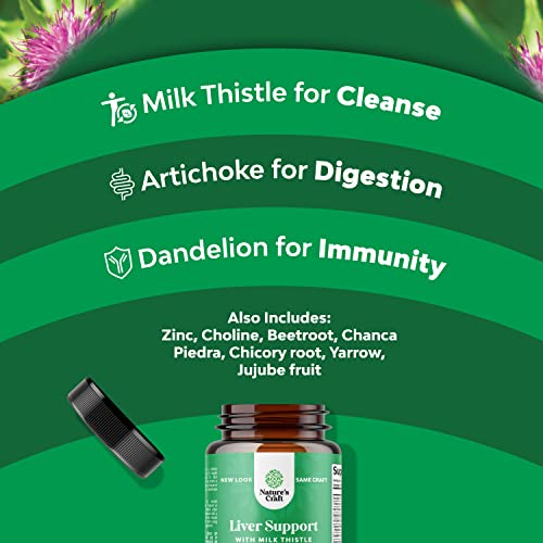 Foto 5 pulgar | Supplement Natures Craft Milk Thistle Support Support - Venta Internacional.