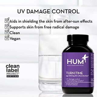 Foto 4 | Suplemento Hum Turn Back Time Skin con Cúrcuma 60 Cápsulas Veganas - Venta Internacional
