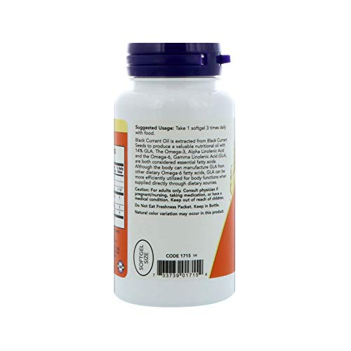 Foto 3 pulgar | Suplemento Now De Aceite De Grosella Negra 100 Tabletas- Venta Internacional