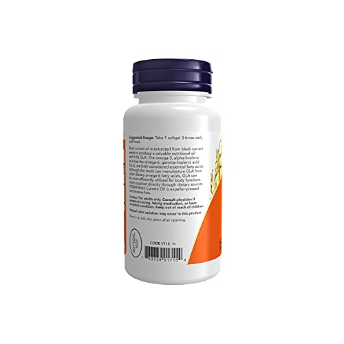 Foto 5 pulgar | Suplemento Now De Aceite De Grosella Negra 100 Tabletas- Venta Internacional