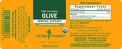 Foto 2 | Extracto Líquido De Hoja De Olivo Herb Pharm, 30 Ml, Certificado Orgánico - Venta Internacional.