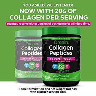 Foto 3 | Péptidos De Colágeno En Polvo Orgain Hidrolized 20 G Con Superalimentos - Venta Internacional.
