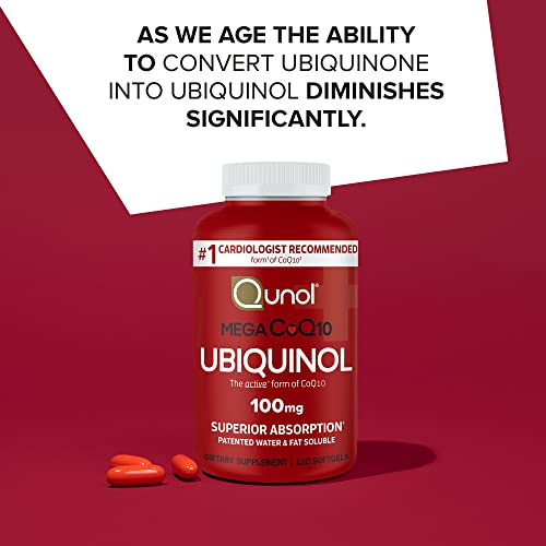 Foto 4 pulgar | Suplemento Qunol Mega Ubiquinol Coq10, 100 Mg, Cápsulas Blandas X240 - Venta Internacional.
