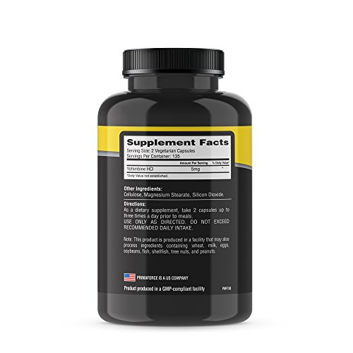 Foto 2 | Suplemento Primaforce Yohimbina Hcl 270 Cápsulas - Venta Internacional