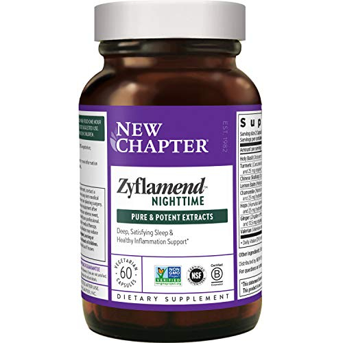 Foto 2 pulgar | Sleep Aid New Chapter Zyflamend Nighttime 60 Cápsulas - Venta Internacional