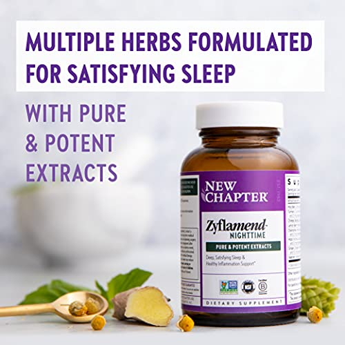 Foto 4 pulgar | Sleep Aid New Chapter Zyflamend Nighttime 60 Cápsulas - Venta Internacional