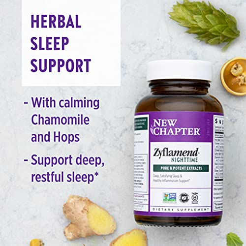 Foto 5 | Sleep Aid New Chapter Zyflamend Nighttime 60 Cápsulas - Venta Internacional