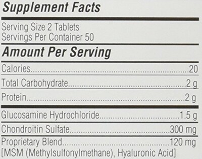 Foto 7 | Suplemento Xray Dol Triple Action Joint Health 50 Comprimidos - Venta Internacional