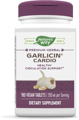 Suplemento Nature's Way Garlicin Cardio 350 Mg 180 Comprimidos - Venta Internacional