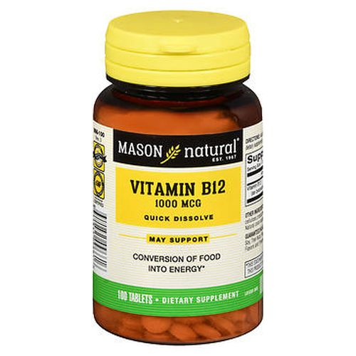 Foto 2 pulgar | Suplemento Mason De Vitamina B-12, 100 Comprimidos (paquete De 2) - Venta Internacional.