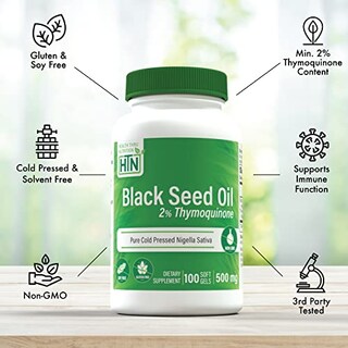 Foto 3 | Aceite de Semillas Negras Supplement Health Thru Nutrition 100 Tabletas- Venta Internacional