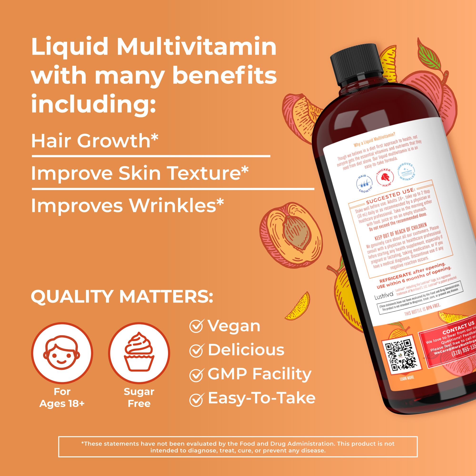Foto 3 | Suplemento Multivitamínico Maryruth Organics Multimineral 900 ml - Venta Internacional