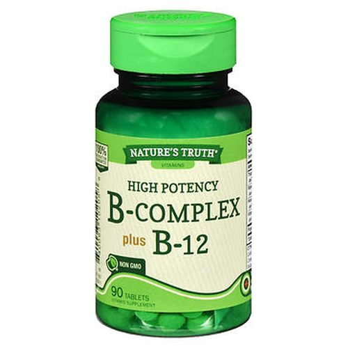 Foto 2 pulgar | Suplemento Nature's Truth De Alta Potencia B-complex + B-12 90 T - Venta Internacional.