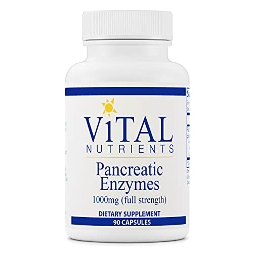 Suplemento de Enzimas Pancreáticas Vital Nutrients 90 Cápsulas - Venta Internacional