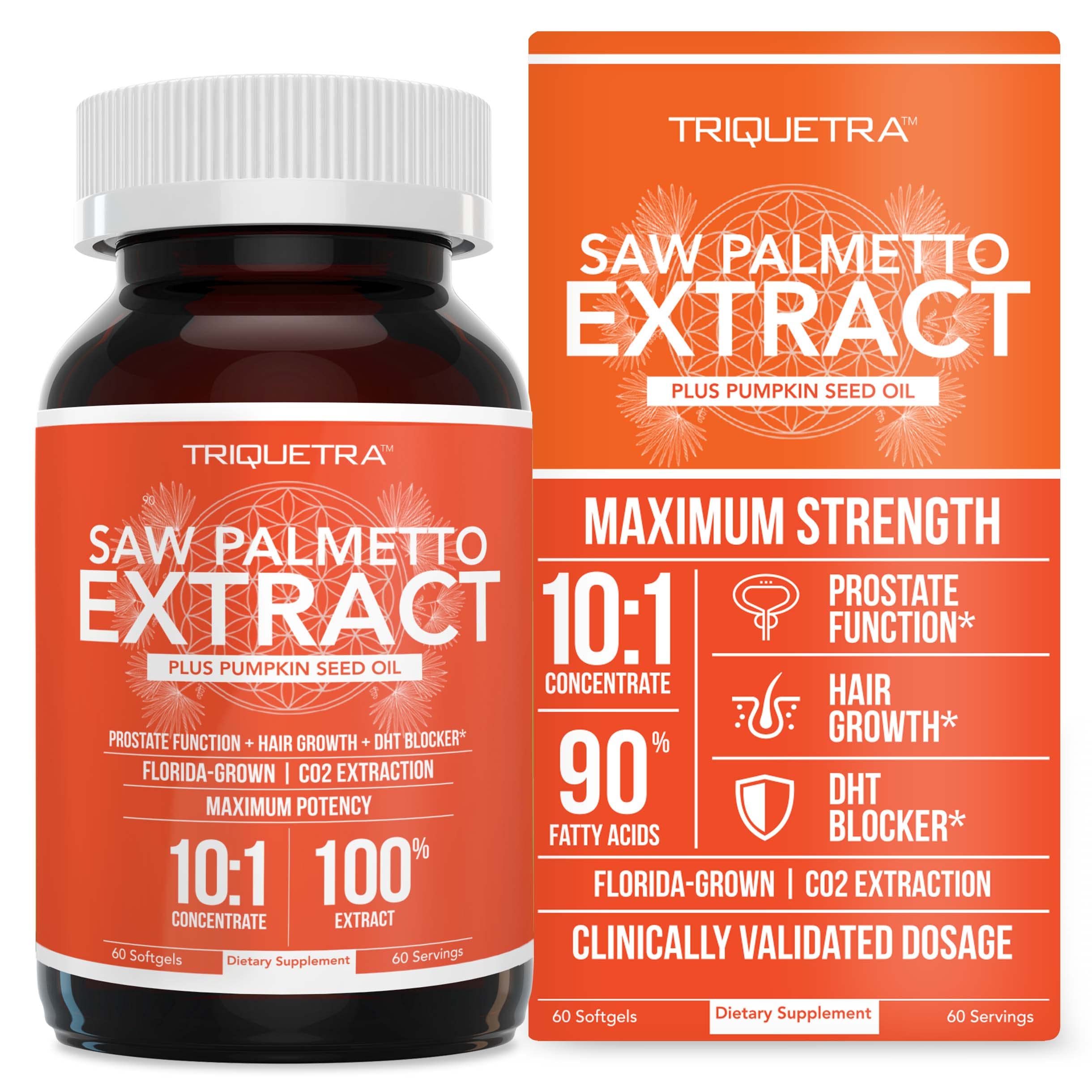 Foto 1 | Suplemento De Extracto De Palma Enana Americana De Triquetra Health 10 Veces Más Potente - Venta Internacional.