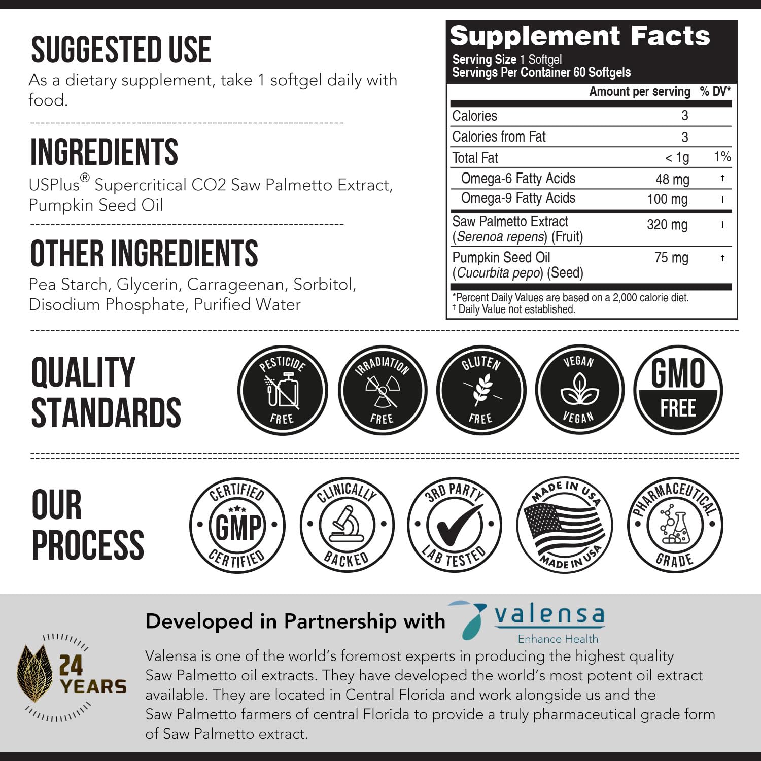 Foto 8 pulgar | Suplemento De Extracto De Palma Enana Americana De Triquetra Health 10 Veces Más Potente - Venta Internacional.